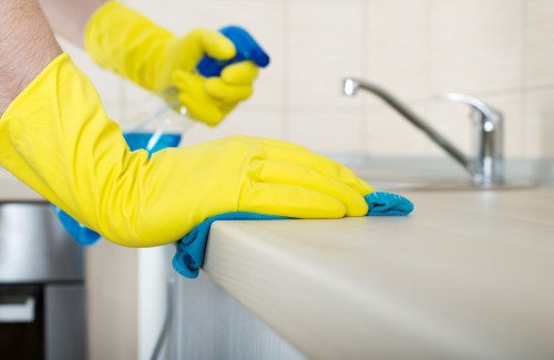 Removing stains from a carpet in Brixton property